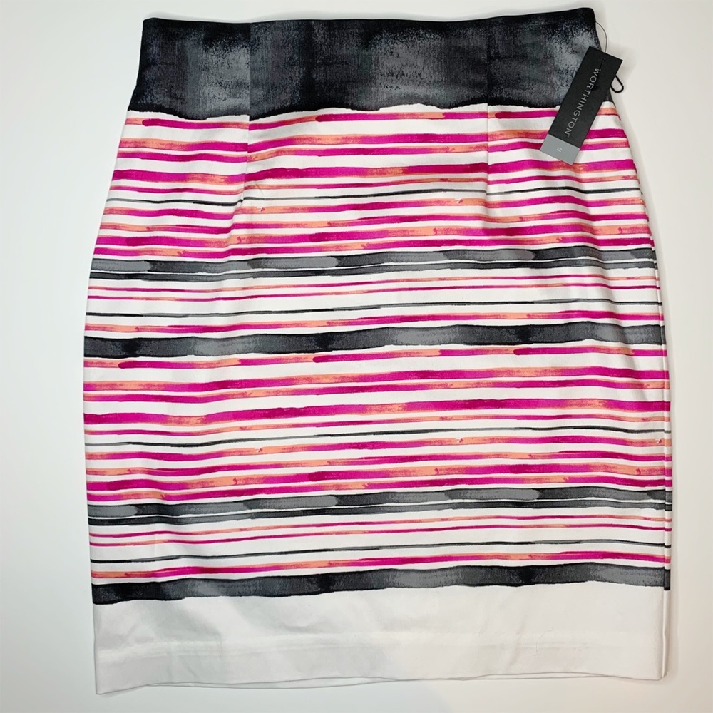 Worthington Women's Pink/Coral Pencil Skirt